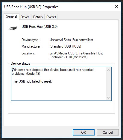 Failed asmedia extensible host controller driver windows 10